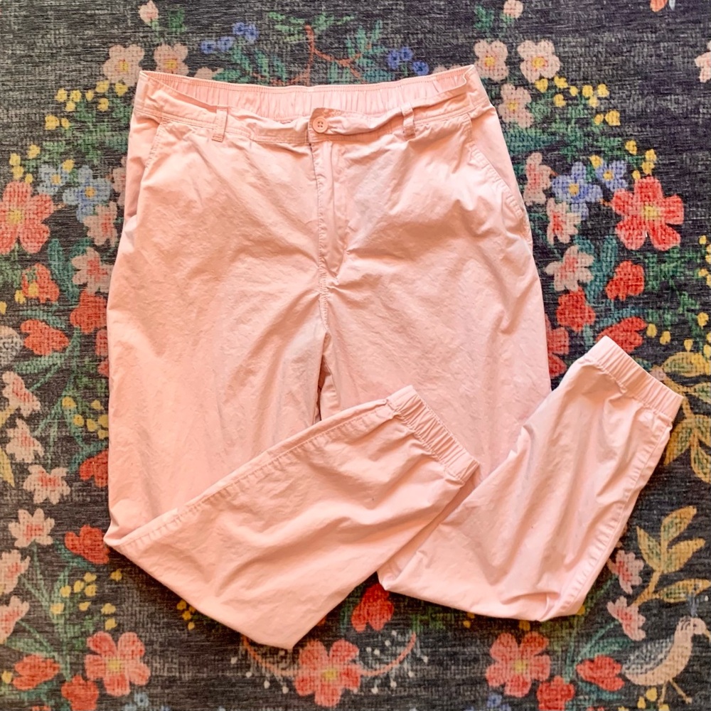 Blush Pink Chino Joggers